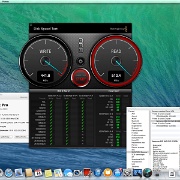 Zrzut ekranu 2014-04-14 o 20.14.57  Disk Speed Test - pomiar transferów dysku SSD Samsung EVO 250 GB.